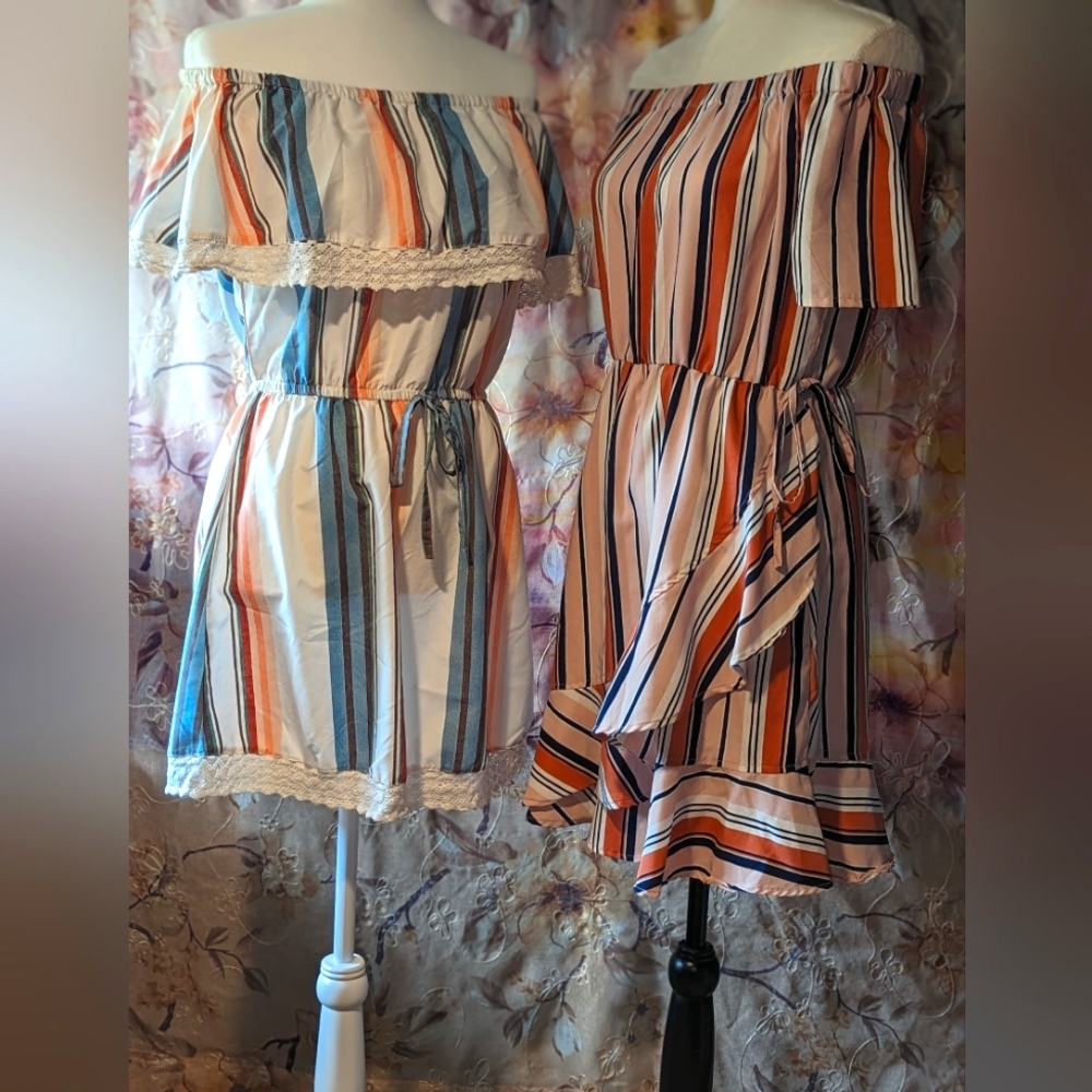 Style house off shoulder dresses $25 each or $40 both